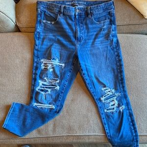 American Eagle Hi-Rise jegging Crop jeans